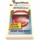 PaperMints Mouth Spray Sugarfree Mundspray 3er Pack (3x12ml Packung) für 3x200 Anwendungen + usy Block
