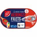 Gut&Günstig Heringsfilets in Tomatensauce 3er Pack (3x200g Dose) + usy Block