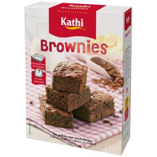 Kathi Backmischung für Brownies inkl. Backform (460g Packung)