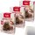 Kathi Backmischung für Brownies inkl. Backform 3er Pack (3x460g Packung) + usy Block