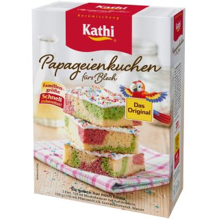 Kathi Backmischung Papageienkuchen fürs Blech (840g Packung)
