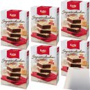 Kathi Backmischung Sägespänekuchen fürs Blech 6er Pack (6x680g Packung) + usy Block