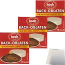 hoch Back-Oblaten mit dem zarten Biss 70mmØ (3x53g...
