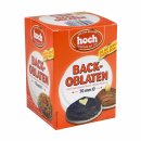 hoch Back-Oblaten mit dem zarten Biss 70mmØ (3x53g Packung) + usy Block