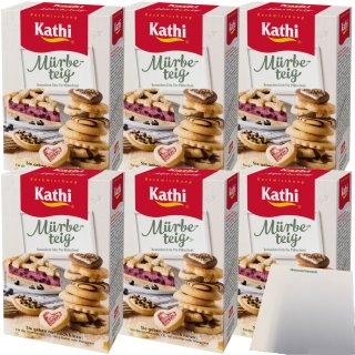 Kathi Backmischung für Mürbeteig 6er Pack (6x350g Packung)  + usy Block