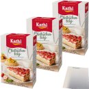 Kathi Backmischung für Obstkuchenteig 3er Pack (3x250g Packung) + usy Block
