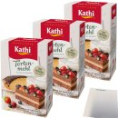 Kathi Backmischung Tortenmehl 3er Pack (3x400g Packung) + usy Block