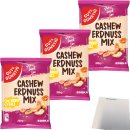 Gut&Günstig Cashew-Erdnuss-Mix mit Honig und Salz lecker karamellisiert 3er Pack (3x200g Packung) + usy Block