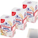 Gut&Günstig Qualitäts Weizenmehl Type 405 3er Pack (3x1kg Packung) + usy Block