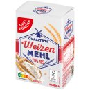 Gut&Günstig Qualitäts Weizenmehl Type 405 3er Pack (3x1kg Packung) + usy Block