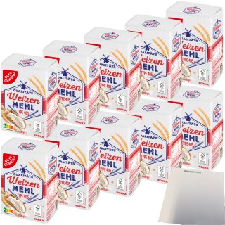 Gut&Günstig Qualitäts Weizenmehl Type 405 10er Pack (10x1kg Packung) + usy Block