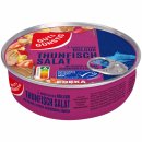 Gut&Günstig Thunfischsalat Bulgur mit Thunfischstücken Bulgur und Gemüse 3er Pack (3x160g Dose) + usy Block