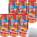Gut&Günstig Hot Dog Würstchen in Eigenhaut American Style (6x8 Stück 6x375g ATG) + usy Block
