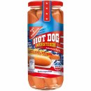 Gut&Günstig Hot Dog Würstchen in Eigenhaut American Style (6x8 Stück 6x375g ATG) + usy Block