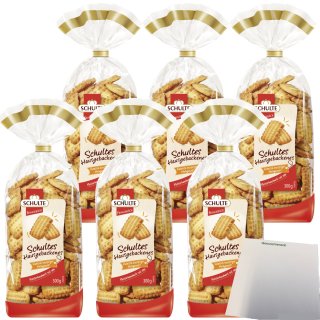 Schulte Hausgebackenes Spritzgebäck 6er Pack (6x300g Packung) + usy Block