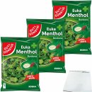 Gut&Günstig Euka-Menthol-Bonbons extra stark 3er Pack (3x300g Packung) + usy Block