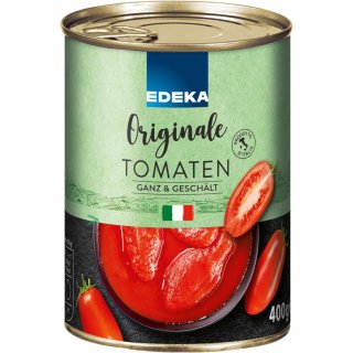 EDEKA Originale Tomaten ganz & geschält in Saft (1x400g Dose)