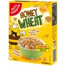 Gut&Günstig Honey Wheat gepuffte Weizenpops mit Honig gesüßt 3er Pack (3x375g Packung) + usy Block