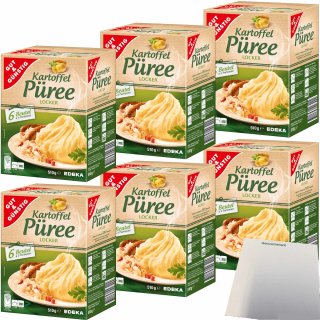 Gut&Günstig Kartoffelpüree 36x3 Portionen (6x510g Packung) + usy Block
