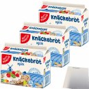 Gut&Günstig Knäckebrot Mjölk ohne Einsatz von Hefe mit Milch und hohem Ballaststoffgehalt 3er Pack (3x250g Packung) + usy Block