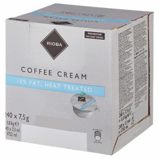 Rioba Kaffeesahne 10 % Fett (240x7,5g Karton)