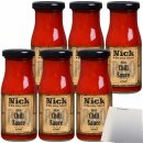 Nick the easy rider BBQ Hot Chili Sauce 6er Pack (6x140ml...