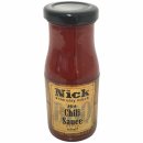 Nick the easy rider BBQ Hot Chili Sauce 6er Pack (6x140ml Flasche) + usy Block