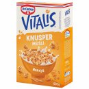 Dr. Oetker Vitalis Knusper Müsli Honeys 3er Pack (3x600g Packung) + usy Block