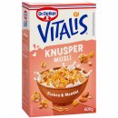 Dr. Oetker Vitalis Knusper Müsli Flakes und Mandel 6er Pack (6x600g Packung) + usy Block