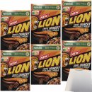 Lion Triple Crunchy salted Caramel & Chocolate Cereals in Churros Form 6er Pack (6x300g Packung) + usy Block