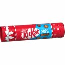 KitKat Pops Riesenrolle, Knusperwaffelstückchen in Milchschokolade 3er Pack (3x80g Rolle) + usy Block