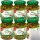 Gut&Günstig Cornichons mit Kräutern fein-würzig kleine feine Gurkensortierung 6er Pack (6x190g ATG) + usy Block