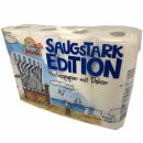 Ottifanten Küchenrolle Küchenpapier mit Dekor (4 Rollen mit 45 Blatt, 3 Lagen)