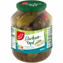 Gut&Günstig Gurkentopf knackig-würzig mit Silberzwiebel 3er Pack (3x850g ATG) + usy Block