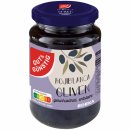 Gut&Günstig Hojiblanca Oliven geschwärzt entsteint 3er Pack (3x340g Glas) + usy Block