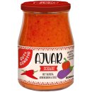 Gut&Günstig Ajvar scharf mit Paprika und Auberginen 6er Pack (6x340ml Glas) + usy Block