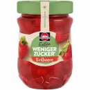 Schwartau Extra Weniger Zucker Erdbeere Fruchtaufstrich 3er Pack (3x300g Glas) + usy Block