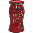 Schwartau Samt zweierlei Kirschen Fruchtaufstrich ohne Stücke 6er Pack (6x270g Glas) + usy Block