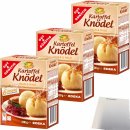 Gut&Günstig Kartoffelknödel Halb & Halb 18 Knödel 3er Pack (3x200g Packung) + usy Block