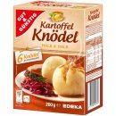 Gut&Günstig Kartoffelknödel Halb & Halb 18 Knödel 3er Pack (3x200g Packung) + usy Block