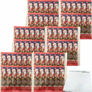 E&G Weihnachtsmann am Stiel 12er Pack (72 Stück, 12x90g Packung) + usy Block