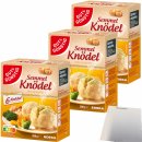 Gut&Günstig Semmelknödel im Kochbeutel 18 Knödel 3er Pack (3x200g Packung) + usy Block