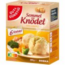 Gut&Günstig Semmelknödel im Kochbeutel 36 Knödel (6x200g Packung) + usy Block