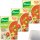 Knorr Tomato al Gusto Basilikum Saucen-Basis für Pizza Pasta und Aufläufe 3er Pack (3x370g Packung) + usy Block