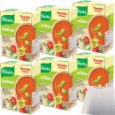 Knorr Tomato al Gusto Basilikum Saucen-Basis für Pizza Pasta und Aufläufe 6er Pack (6x370g Packung) + usy Block