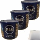 Max Jumbo Erdnüsse geröstet & ungesalzen 3er Pack (3x300g Dose) + usy Block