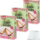 Dr. Oetker Bunter Zebrakuchen mit Glasur 3er Pack (3x515g...