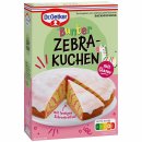 Dr. Oetker Bunter Zebrakuchen mit Glasur 6er Pack (6x515g Packung) + usy Block