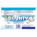 Bounty Einzelriegel Gefüllte Milchschokolade mit saftigem weissem Kokosmark 6er Pack (6x57g Riegel) + usy Block