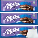 Milka Oreo Schokolade MMMAX 3er Pack (3x300g Großtafel) + usy Block